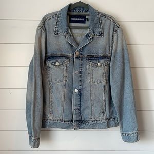 Calvin Klein Essential Denim Trucker Jacket - Medium - Stonewashed